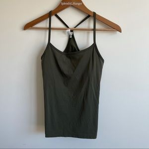 AERIE Offline Real Me Tank Top Green